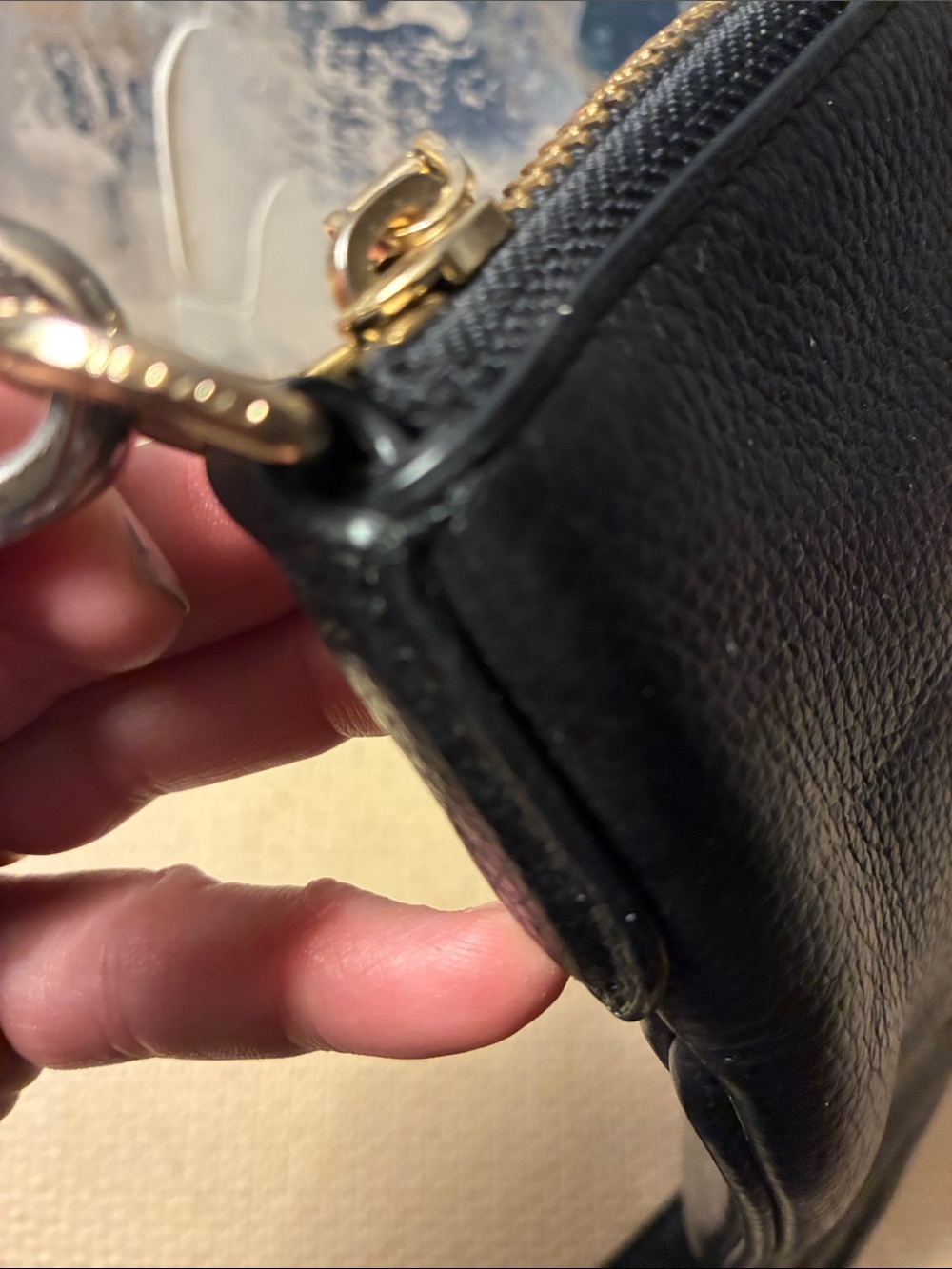 Genuine Coach Black jes slim Leather  Embossed Coach Crossbody Bag 2020 - Picture 5 of 10